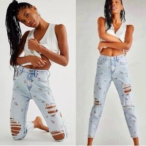 DRIFTWOOD x Free People Gizelle Embroidered Jeans